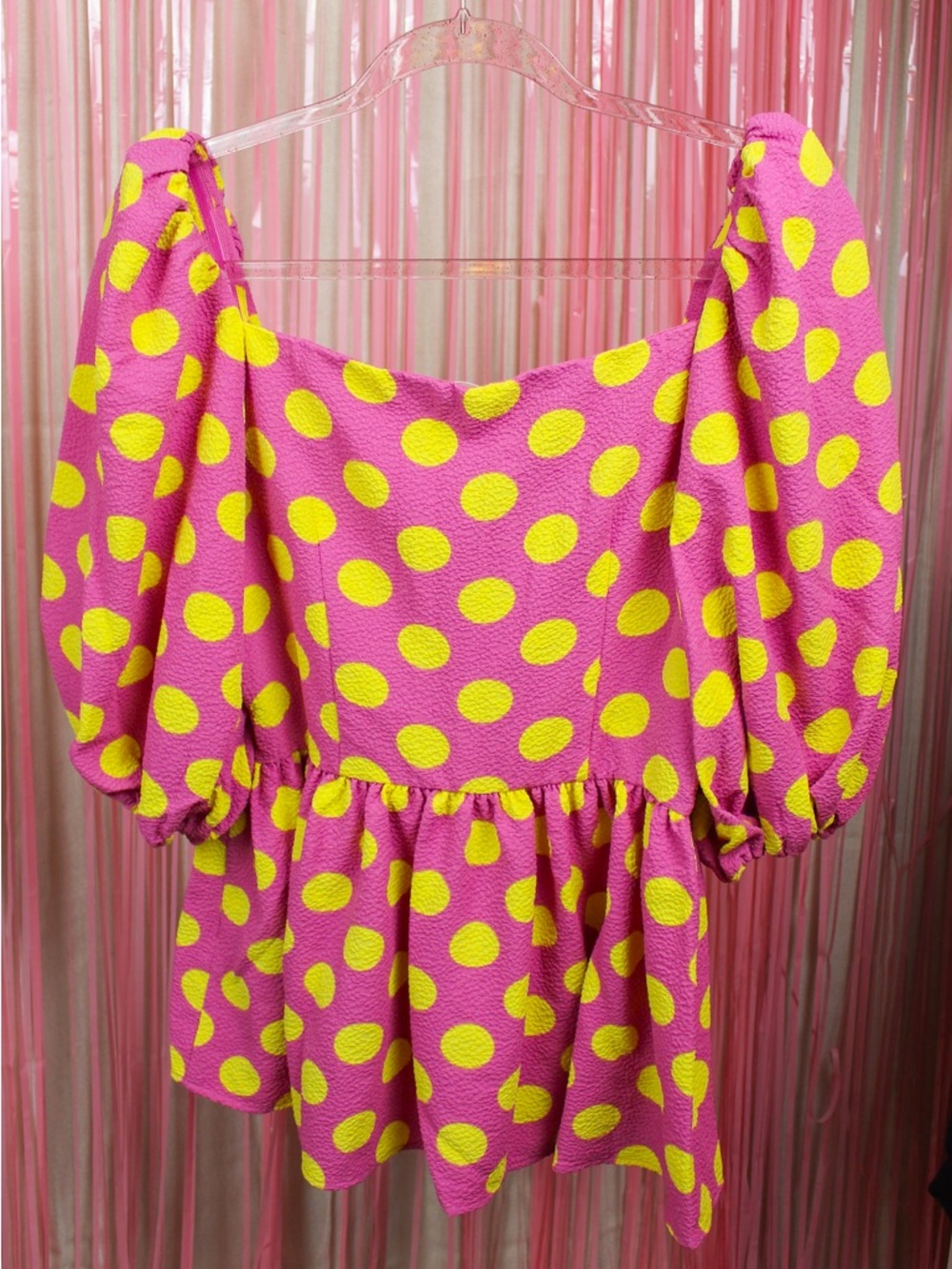 NWT STINE GOYA polka dot blouse SZ L - Picture 6 of 7